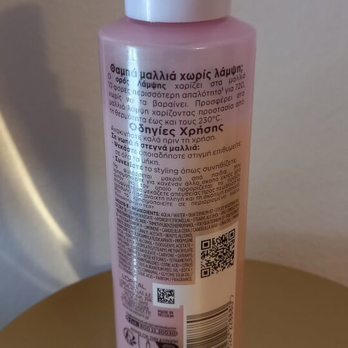 Elvive Glycolic Gloss Serum used, shine