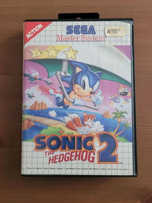 Sonic The Hedgehog 2 Sega Master System game used