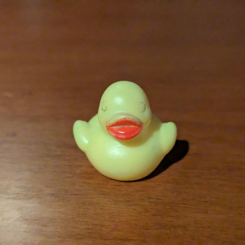 Plastic little duckling