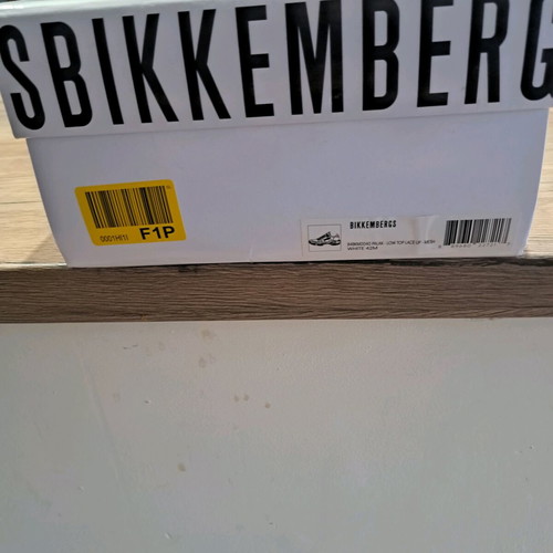 Bikkemberg men's sneakers new, white, size 42
