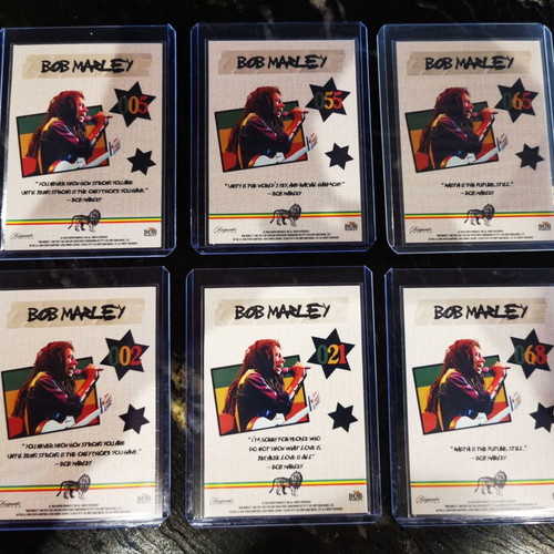 Bob Marley Trading Cards Collection New, Set of 6 Reggae Memorabilia