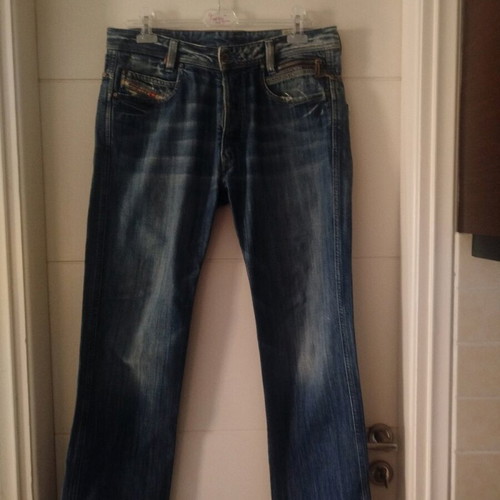 Diesel men's jeans pants like new, size L, blue with buttons