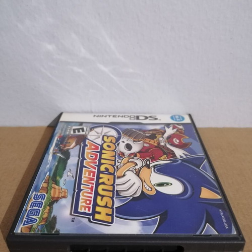 Sonic Rush Adventure empty case, cover and manual for Nintendo DS
