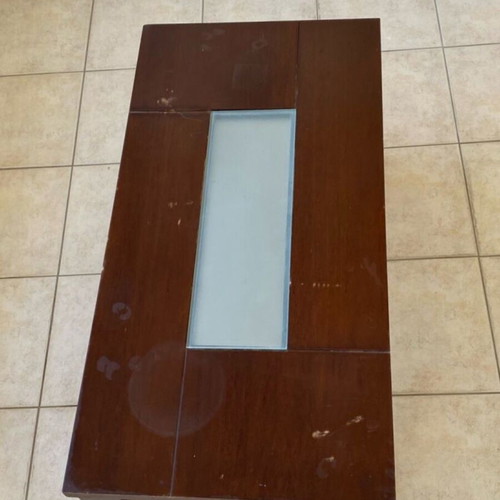 Coffee table solid wood used with marks