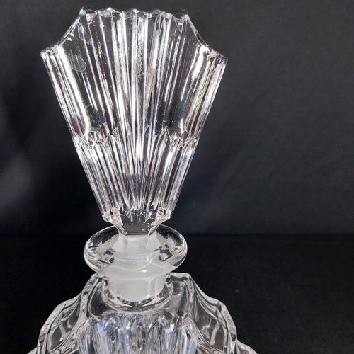Art Deco Small Crystal Decanter 1940s