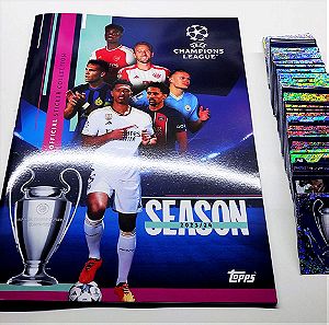 Topps Champions League 2023-24 - Κενό άλμπουμ και 400 χαρτάκια όλα διαφορετικά!
