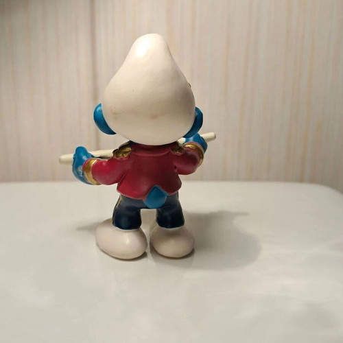 Smurf Schleich 2001 Miniature Snare Drum Smurf New