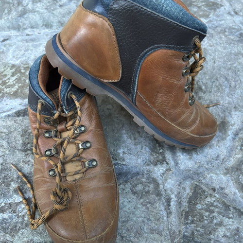 Timberland leather ankle boots like new, brown size 38