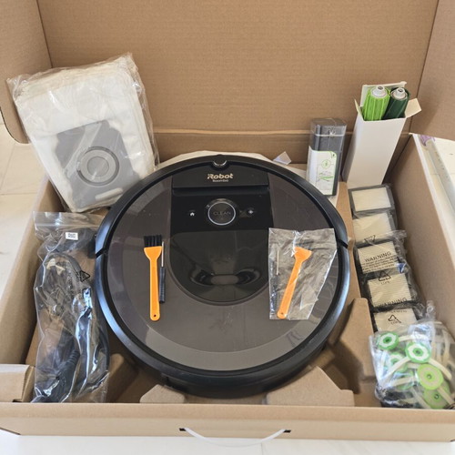 iRobot Roomba i7 robot vacuum cleaner with automatic bin emptying