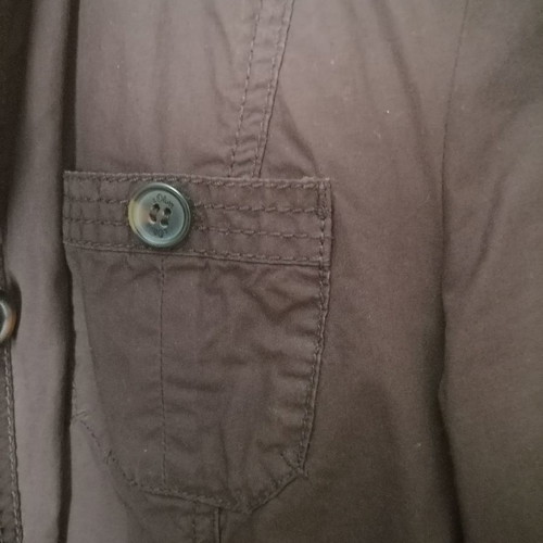 S. Oliver women's jacket new, size L, dark brown, medium with belt