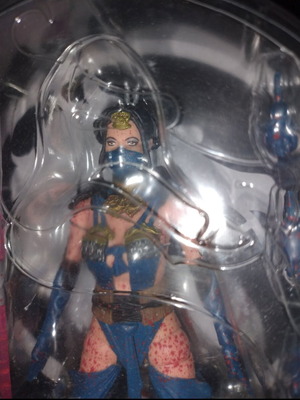 Mortal Kombat Mezco 6' Bloodied Kitana Battle Figure New