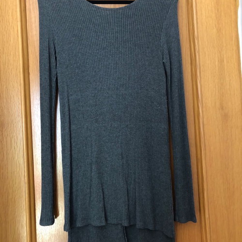 Brandy Melville long sleeve blouse used, one size, gray