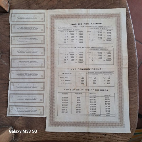 Bond lottery loan 1969 like new