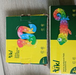 Tiki wooden educational puzzles: Snake and Chameleon