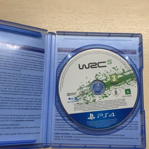 WRC 5 PS4 game like new