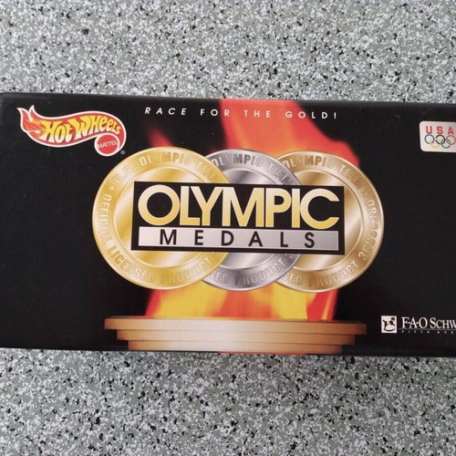 Hot Wheels 1997 FAO Schwarz Olympic Medals Set #446 new