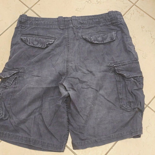 Glou Jeans Bermuda shorts, black and blue, size M