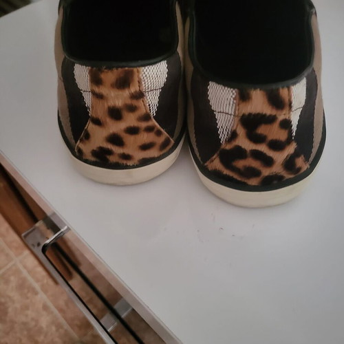 Burberry ballerinas used with pony skin, multicolor, size 40
