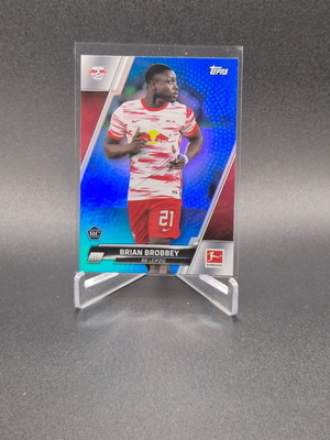 2021-22 Topps Bundesliga Blue Foil Brian Brobbey #118 Rookie κάρτα μεταχειρισμένη