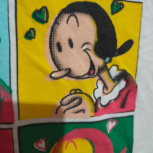 Miss Sixty 2008 numbered vintage tank top with Olive Oyl pop art