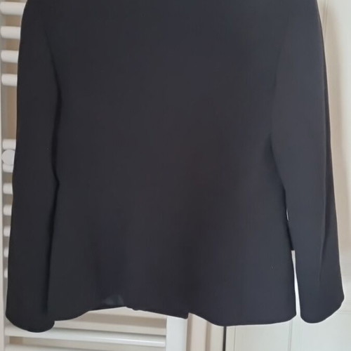 Jacket with shoulder pads used, black, size M