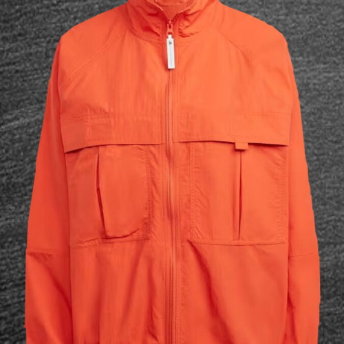 Stella McCartney women's windbreaker large new orange