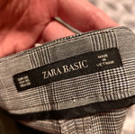 Zara women's gray checkered suit like new, size M