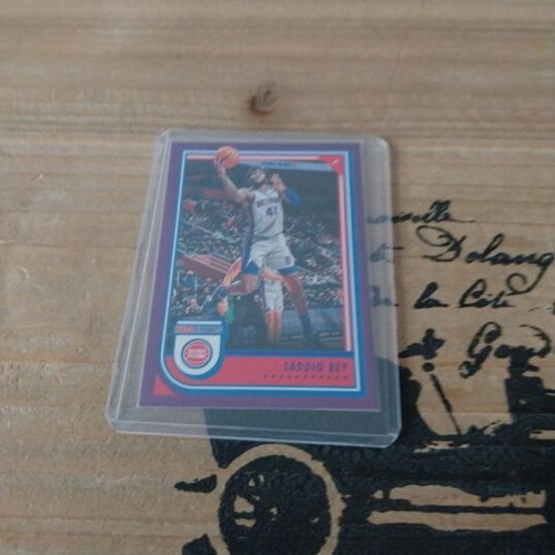 Saddiq Bey Panini NBA Hoops card like new