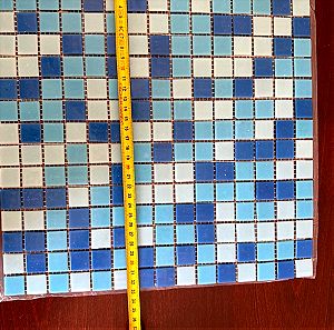 Glass mosaic πλακάκια για εξωτερική πισίνα 32.7x32.7 Καινούργιο