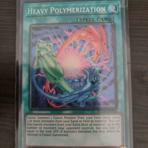 Heavy Polymerization Yu-Gi-Oh! Secret Rare Card like new