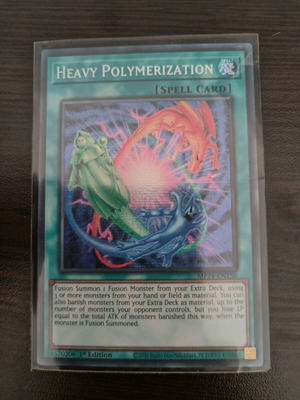 Heavy Polymerization Yu-Gi-Oh! Secret Rare Card like new
