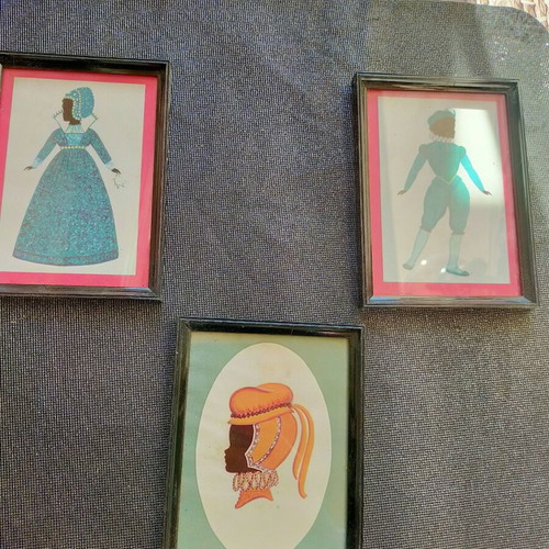England silhouette art collection