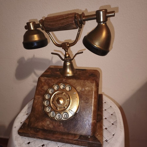 Vintage decorative old telephone