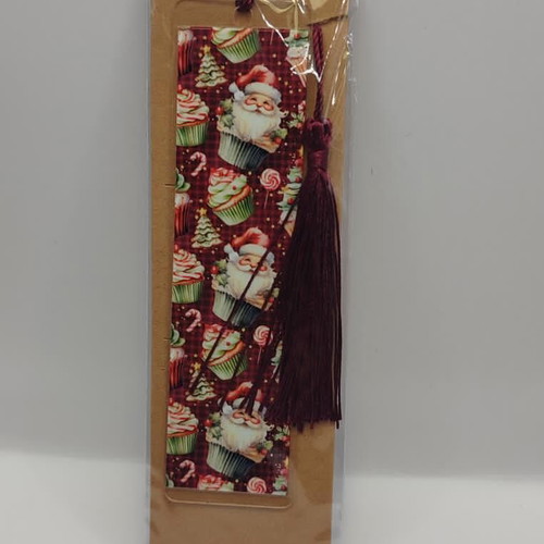 Handmade Christmas bookmark new