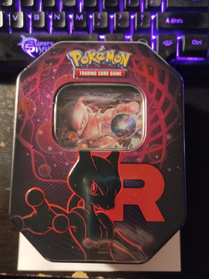 Pokemon Destined Rivals Mewtwo Tin, sealed
