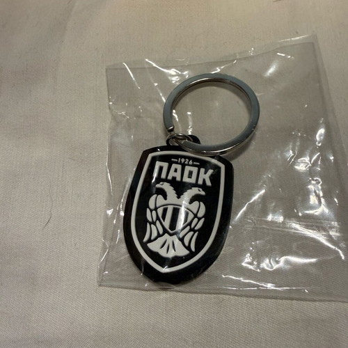Collectible PAOK FC keychain black new