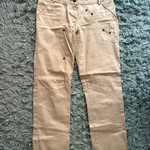 Queen pants used, beige, size L