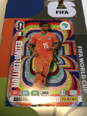 Panini World Cup 2026 Limited Edition Amad Diallo like new