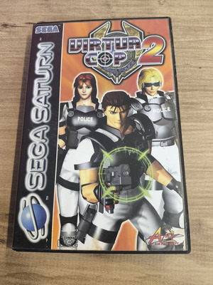Virtua Cop 2 Sega Saturn παιχνίδι μεταχειρισμένο, αγγλική έκδοση