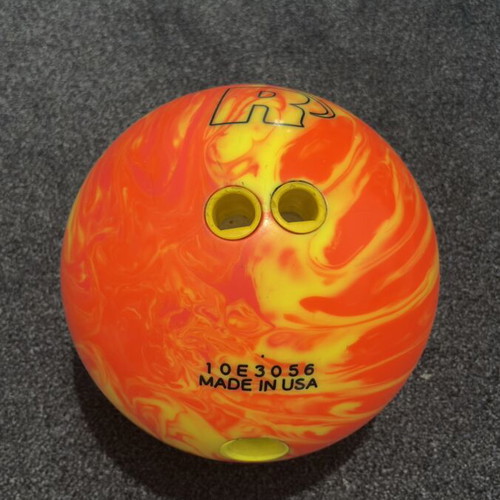 Bowling ball like new with holes