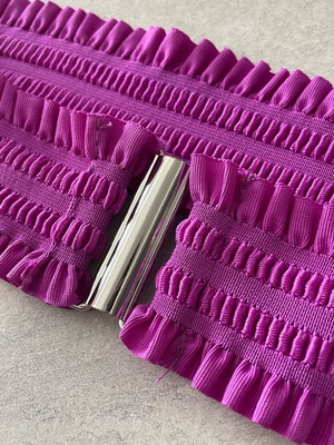 Women's elastic belt H&M like new, purple, size 75 cm