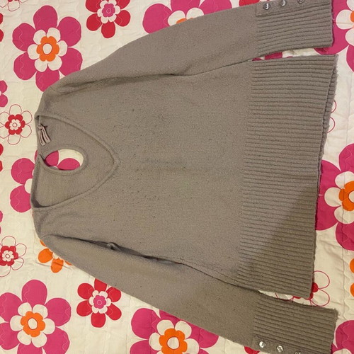 Blouse used, size L, beige