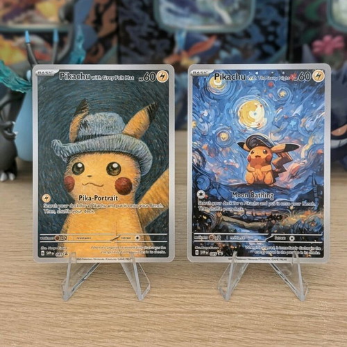 pokemon center van gogh pikachu card Pokémon Center: Pokémon Center × Van Gogh Museum: Paintings Inspired  Playmat : Amazon.ca: Toys & Games main image 0