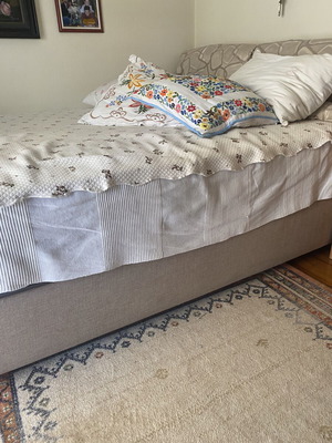Chi Strom double bed 160x200 with storage and mattress