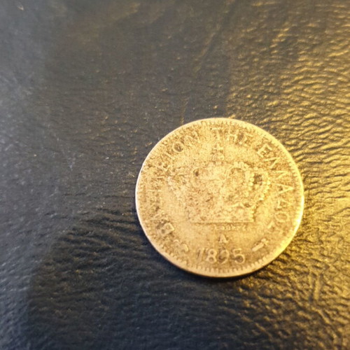 1895 A 5lepta coin used
