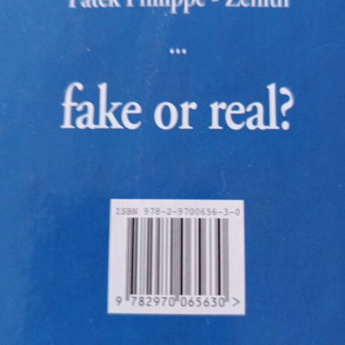 Real & Fake Watches book like new, English