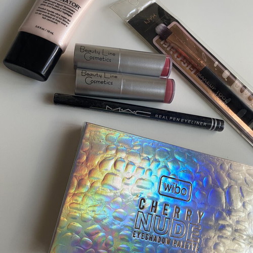 Makeup set with MAC, NYX, Beauty Line cosmetics, WIBO palette new