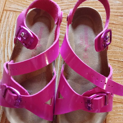 BioNatura pink sandals used No 30
