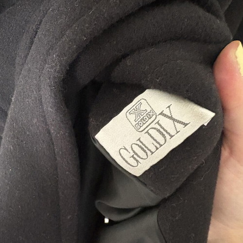 Goldix black coat like new, size 42