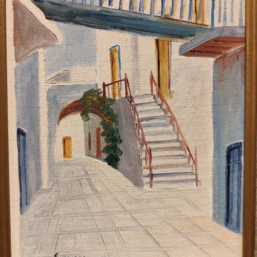 Simeon paintings used with island theme